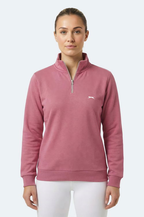 Slazenger MAXIS I Kadın Pembe Sweatshırt