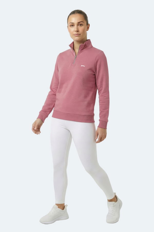 Slazenger MAXIS I Kadın Pembe Sweatshırt