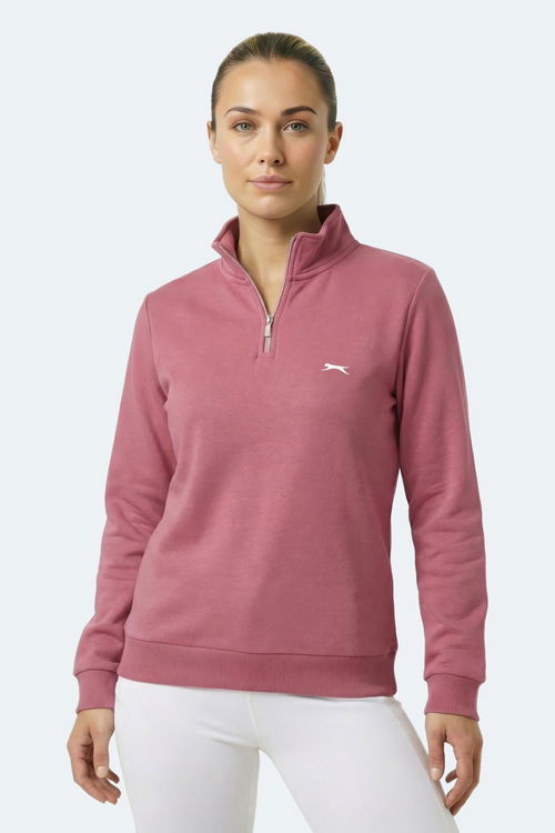 Slazenger MAXIS I Kadın Pembe Sweatshırt