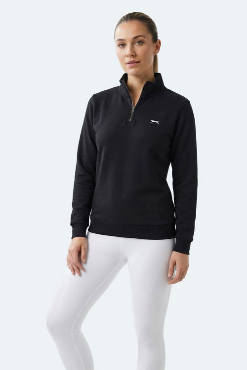Slazenger MAXIS I Kadın Siyah Sweatshırt