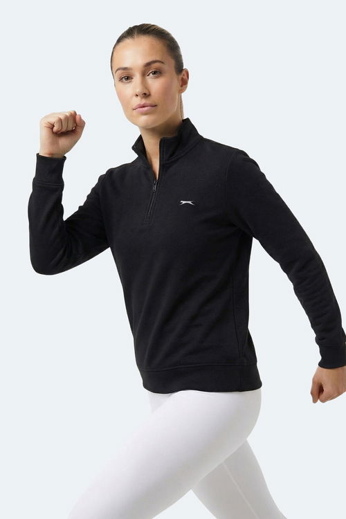 Slazenger MAXIS I Kadın Siyah Sweatshırt