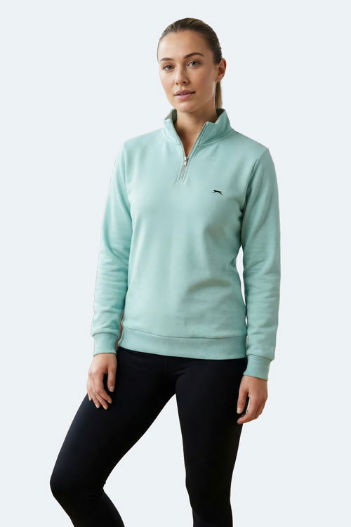 Slazenger MAXIS I Kadın Turkuaz Sweatshırt