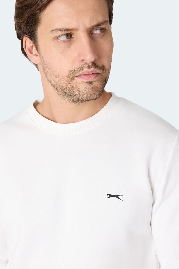 Slazenger MEGAR I Erkek Ekru Sweatshirt