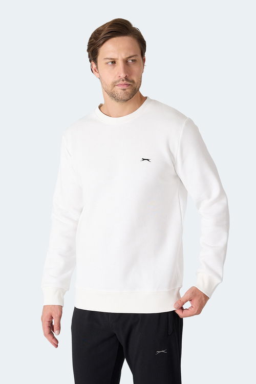 Slazenger MEGAR I Erkek Ekru Sweatshirt