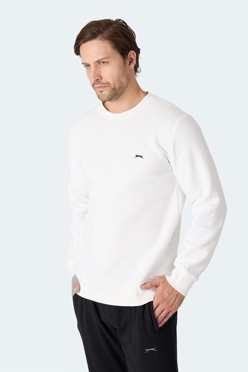 Slazenger MEGAR I Erkek Ekru Sweatshirt