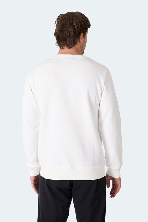 Slazenger MEGAR I Erkek Ekru Sweatshirt