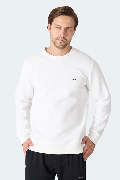Slazenger MEGAR I Erkek Ekru Sweatshirt