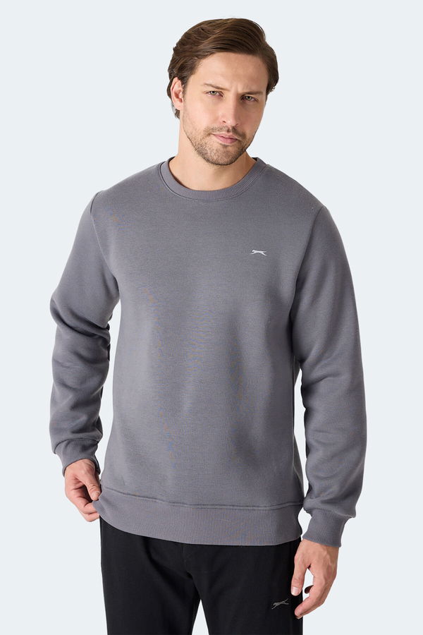 Slazenger MEGAR I Erkek Gri Sweatshirt