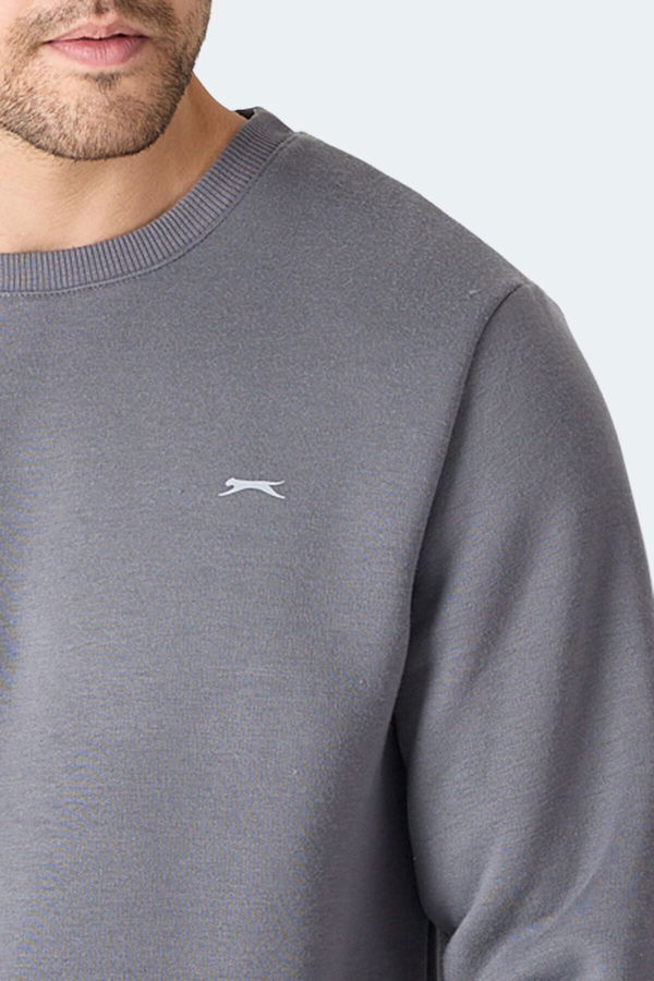Slazenger MEGAR I Erkek Gri Sweatshirt