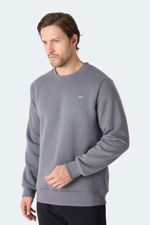 Slazenger MEGAR I Erkek Gri Sweatshirt