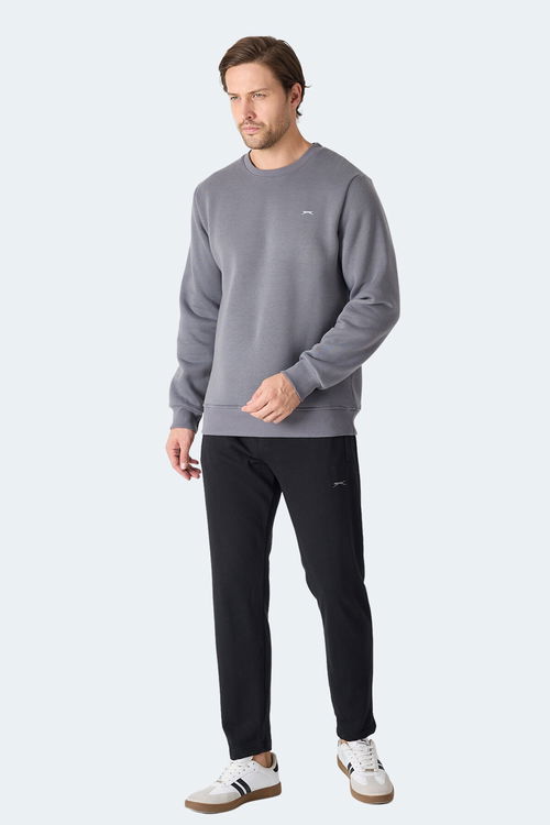 Slazenger MEGAR I Erkek Gri Sweatshirt