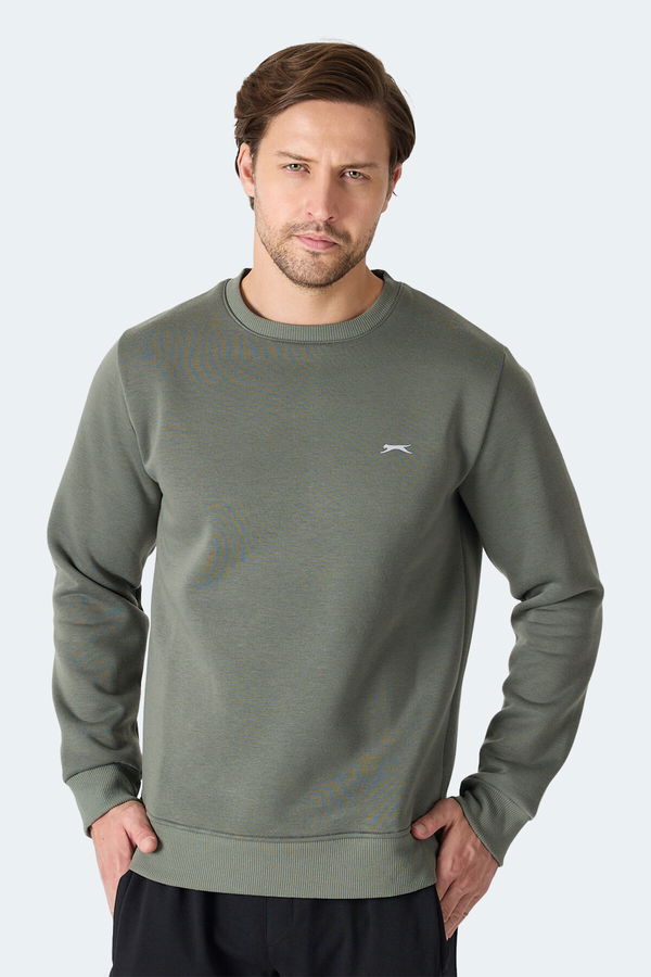 Slazenger MEGAR I Erkek Haki Sweatshirt