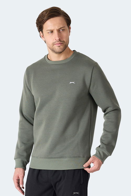 Slazenger MEGAR I Erkek Haki Sweatshirt