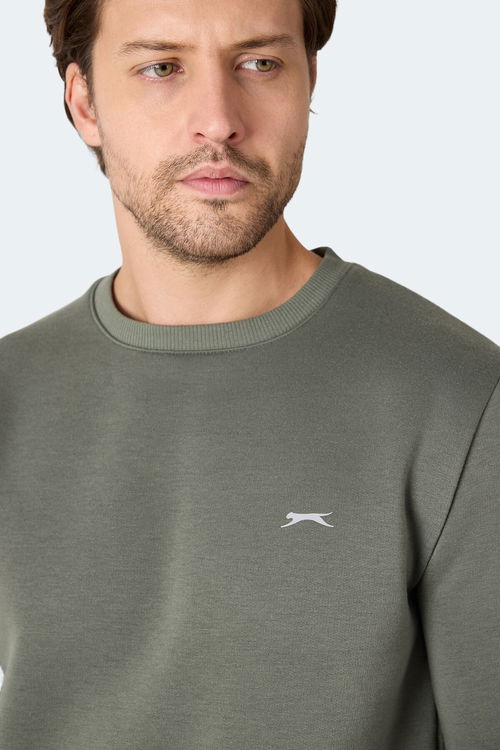 Slazenger MEGAR I Erkek Haki Sweatshirt