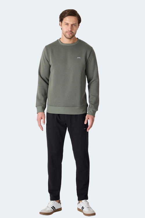 Slazenger MEGAR I Erkek Haki Sweatshirt