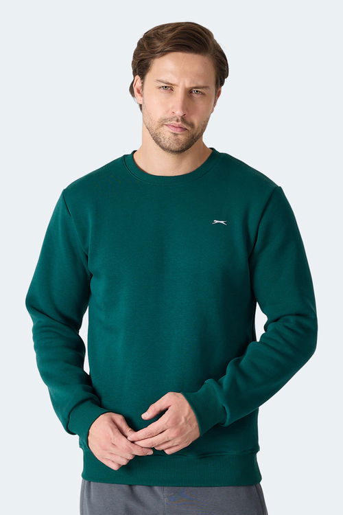 Slazenger MEGAR I Erkek Koyu Yeşil Sweatshirt