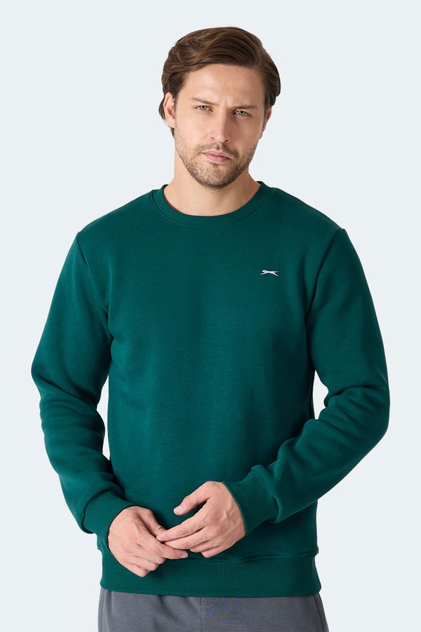 Slazenger MEGAR I Erkek Koyu Yeşil Sweatshirt