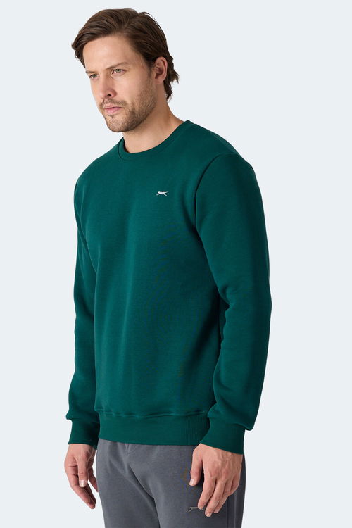 Slazenger MEGAR I Erkek Koyu Yeşil Sweatshirt