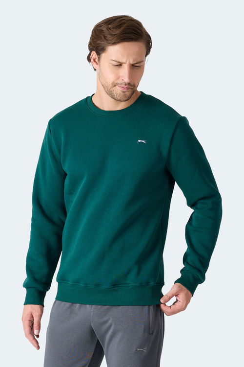 Slazenger MEGAR I Erkek Koyu Yeşil Sweatshirt