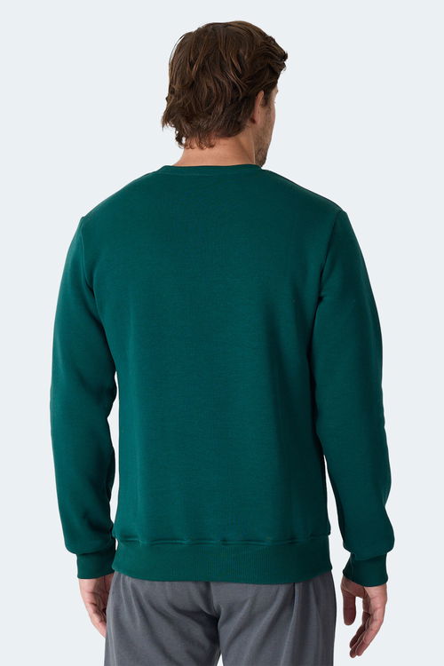 Slazenger MEGAR I Erkek Koyu Yeşil Sweatshirt