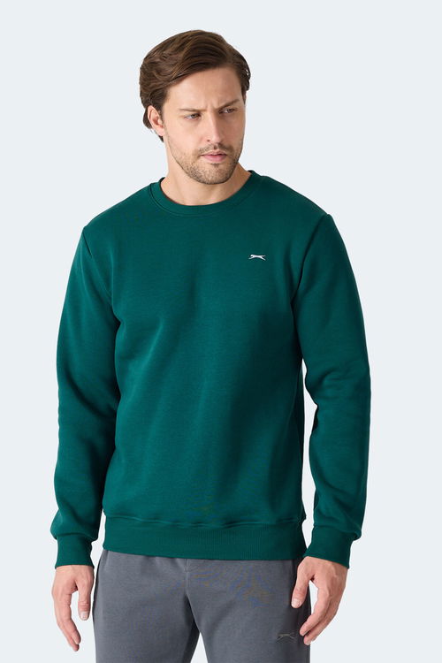Slazenger MEGAR I Erkek Koyu Yeşil Sweatshirt