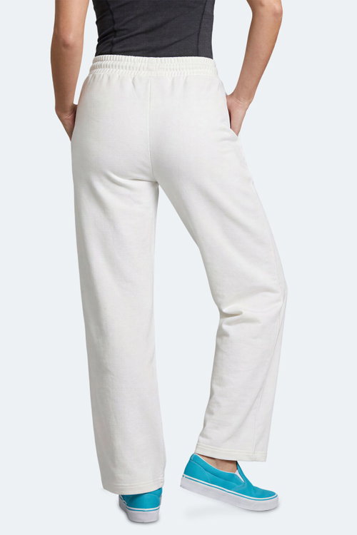 Slazenger MELORA I Kadın Bol Paça Ekru Eşofman Altı