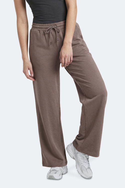 Slazenger MELORA I Kadın Bol Paça Toprak Eşofman Altı