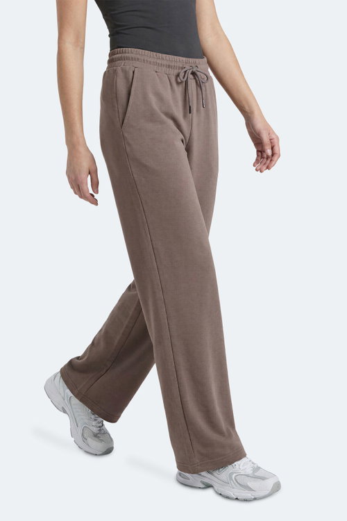 Slazenger MELORA I Kadın Bol Paça Toprak Eşofman Altı