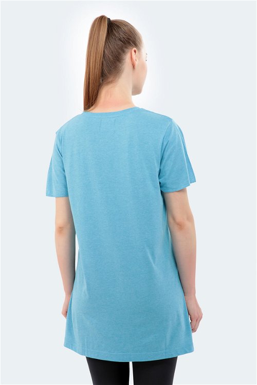 Slazenger MERILYN Kadın Kısa Kol T-Shirt Mavi