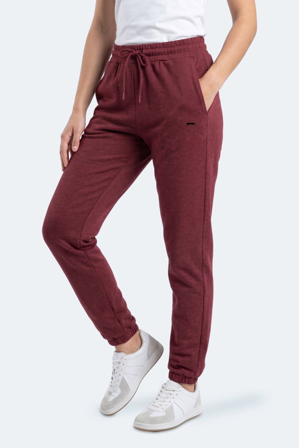 Slazenger MERYA I Kadın Bordo Eşofman Altı