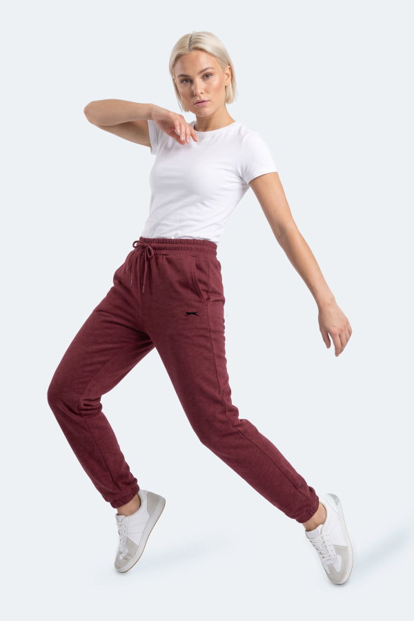 Slazenger MERYA I Kadın Bordo Eşofman Altı