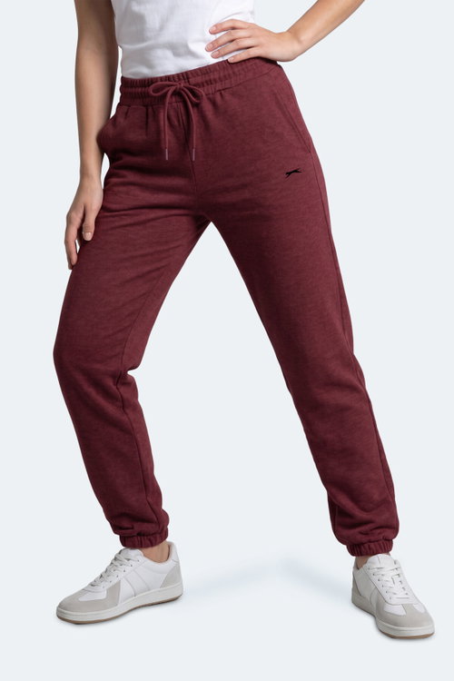 Slazenger MERYA I Kadın Bordo Eşofman Altı