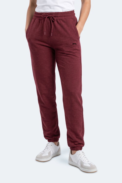 Slazenger MERYA I Kadın Bordo Eşofman Altı