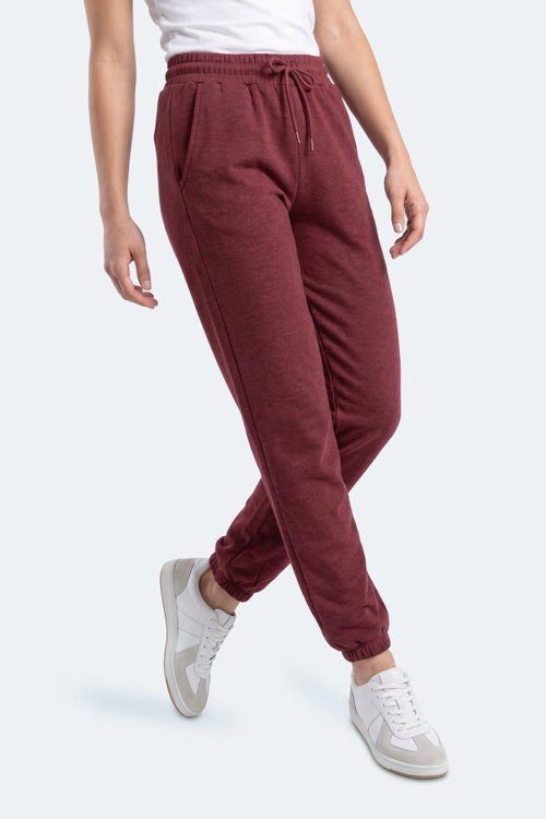 Slazenger MERYA I Kadın Bordo Eşofman Altı