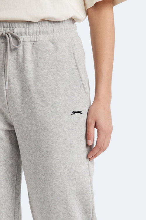 Slazenger MERYA I Kadın Slim Fit Gri Eşofman Altı