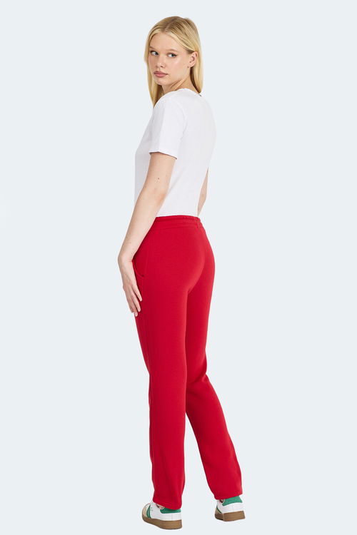 Slazenger MIDNIGHT I Kadın Eşofman Altı Kırmızı