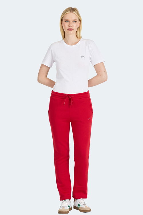 Slazenger MIDNIGHT I Kadın Eşofman Altı Kırmızı