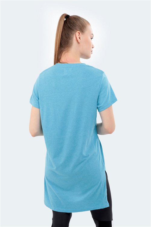 MIDORI Kadın Kısa Kollu T-Shirt Mavi