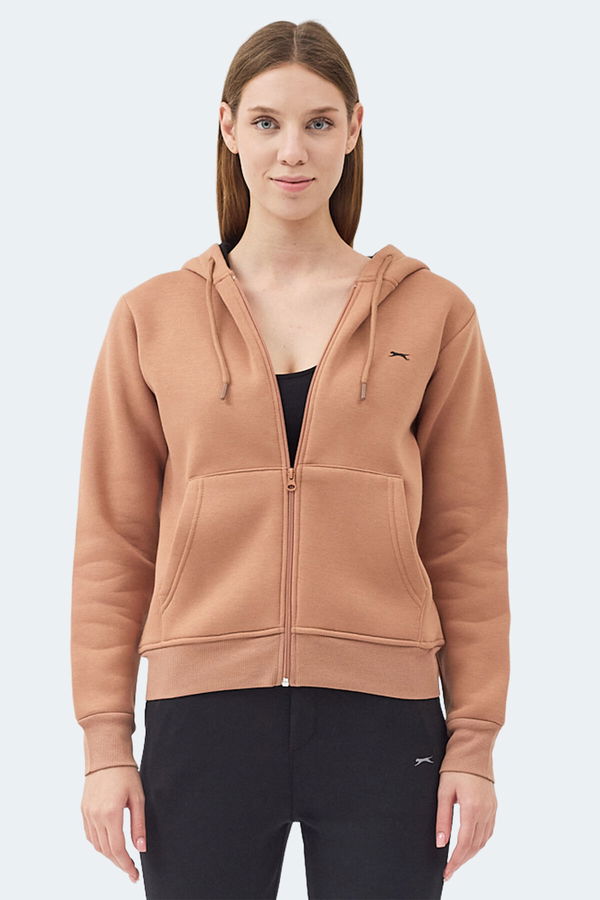 Slazenger MILIO I Kadın Camel Sweatshirt
