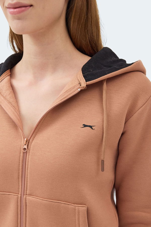Slazenger MILIO I Kadın Camel Sweatshirt