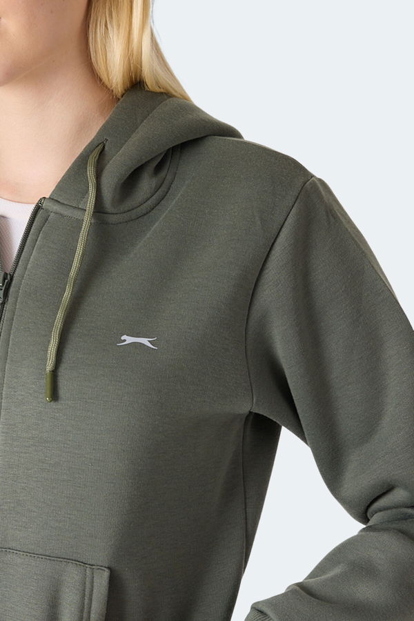 Slazenger MILIO I Kadın Haki Sweatshirt