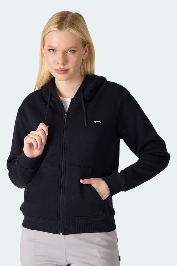Slazenger MILIO I Kadın Siyah Sweatshirt