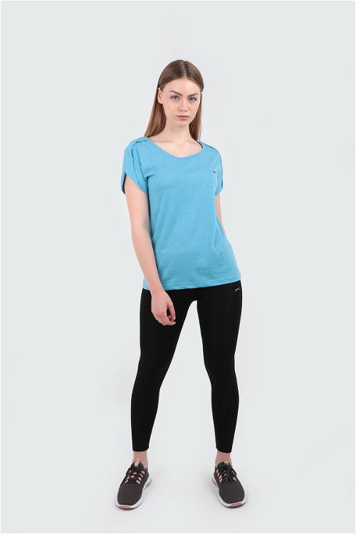 Slazenger MILJANA Kadın Kısa Kol T-Shirt Mavi