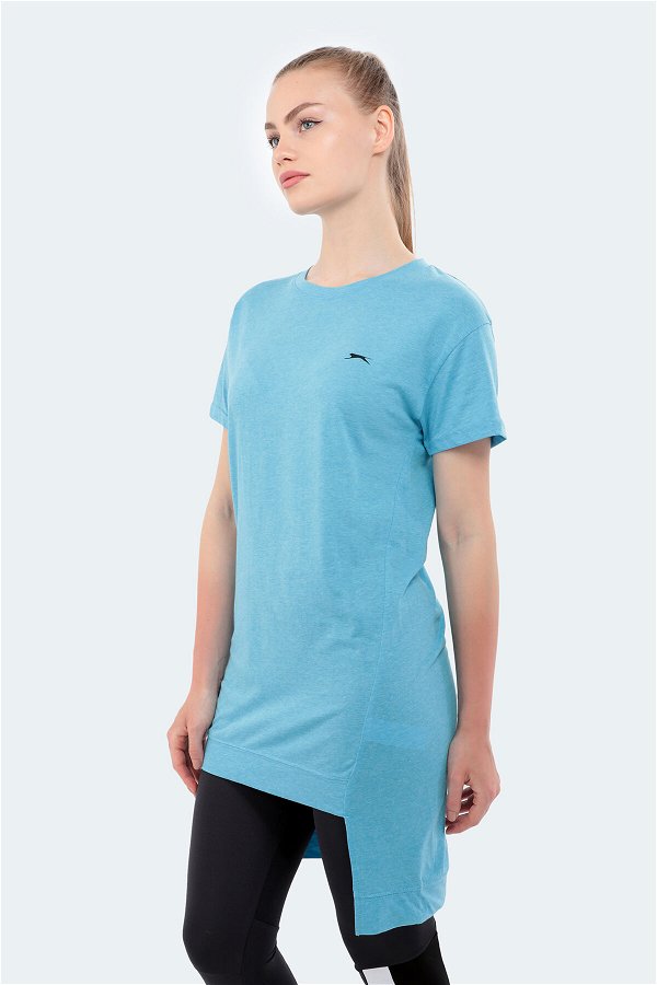 Slazenger MINATO Kadın Kısa Kol T-Shirt Mavi
