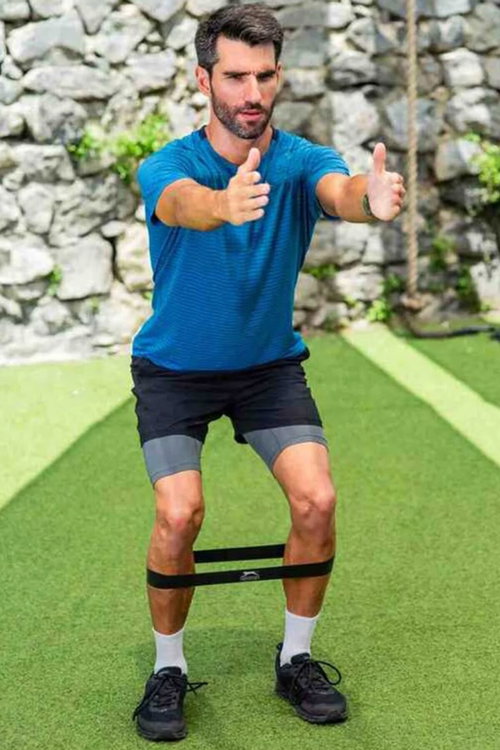 Slazenger Mini Loop Band Heavy Unisex Siyah Pilates Aksesuarları