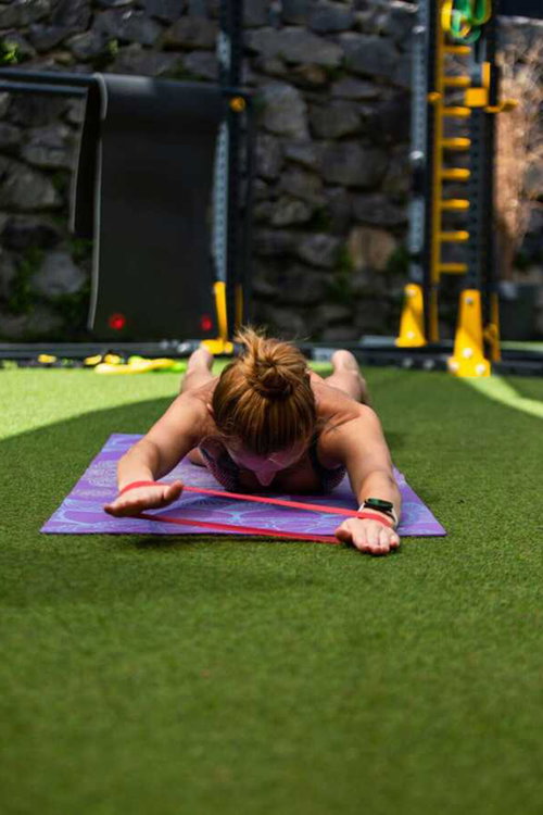 Slazenger Mini Loop Band Medium Unisex Kırmızı Pilates Aksesuarları