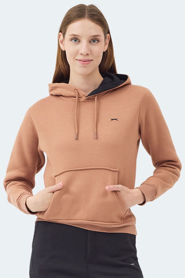 Slazenger MISTY I Kadın Camel Sweatshirt