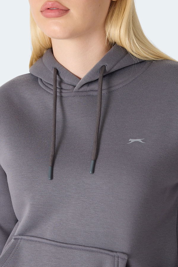 Slazenger MISTY I Kadın Gri Sweatshirt
