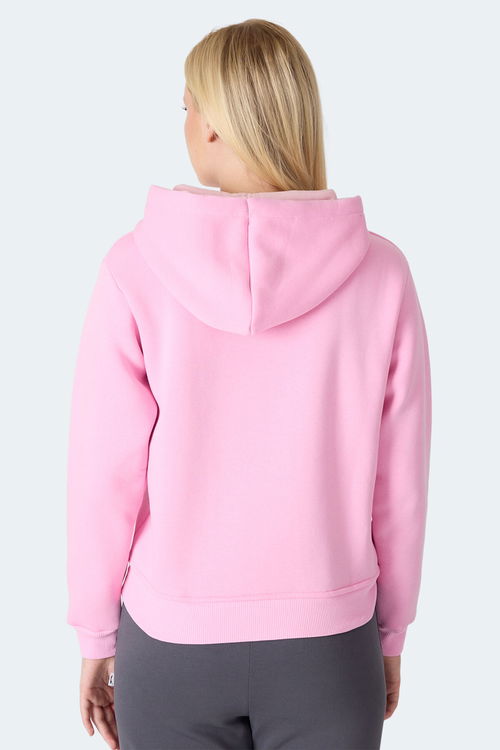 Slazenger MISTY I Kadın Kapüşonlu Gül Sweatshırt Slazenger MISTY I Kadın Kapüşonlu Gül Sweatshırt