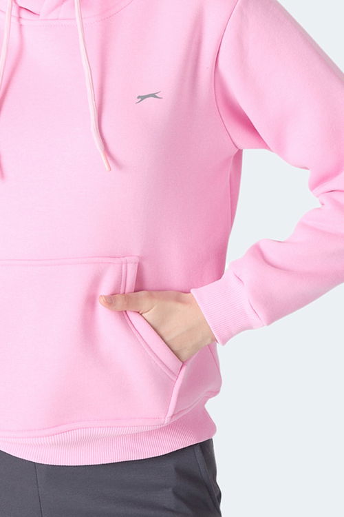 Slazenger MISTY I Kadın Kapüşonlu Gül Sweatshırt Slazenger MISTY I Kadın Kapüşonlu Gül Sweatshırt